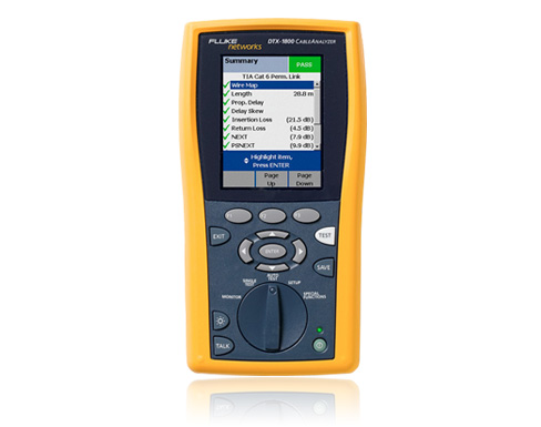 福祿克FLuke DTX-LT電纜認(rèn)證分析儀（DTX-LTMS,DTX-LT-ES）網(wǎng)線(xiàn)光纖測(cè)試儀